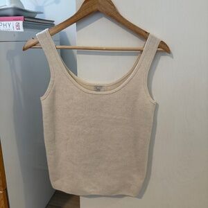 A New Day Ribbed Cream Tank Top ✨